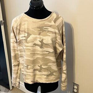 RAILS Theo Cano Sweatshirt Top Oatmeal Color